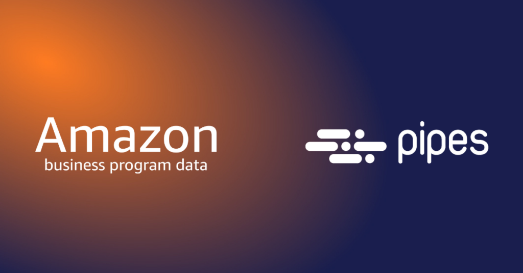 Access your Amazon B2B data fast and easy with Pipes